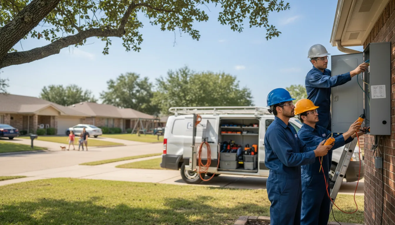 Certified electrician providing emergency electrical services in Perrysburg, NY
